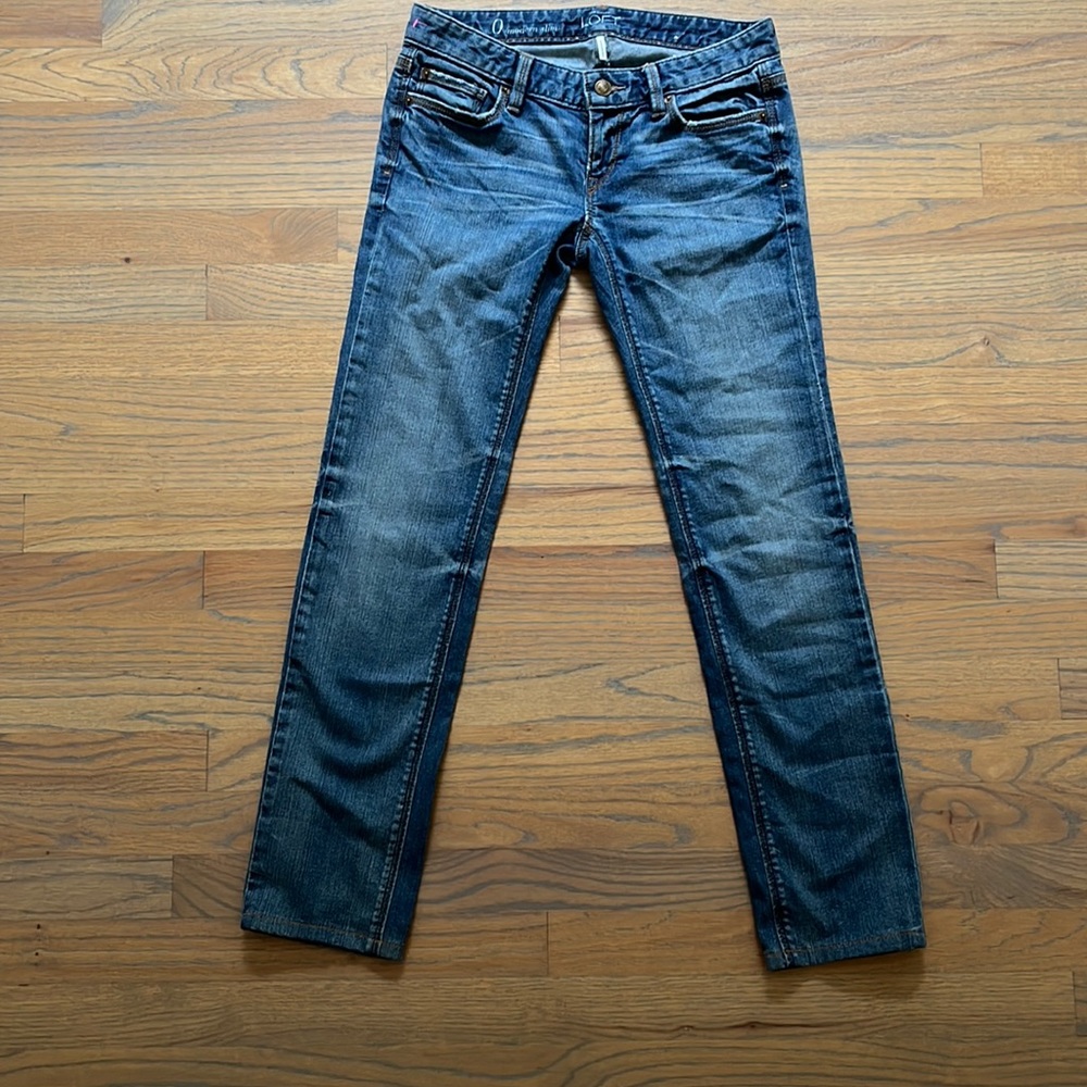 ANNE TALOR loft. Skinny jeans, low waist size 0